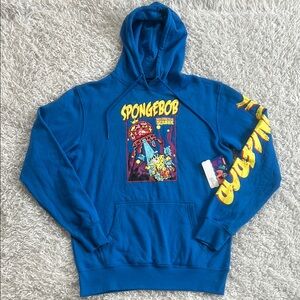 Nickelodeon Blue and Yellow Graphic Sweatshirt